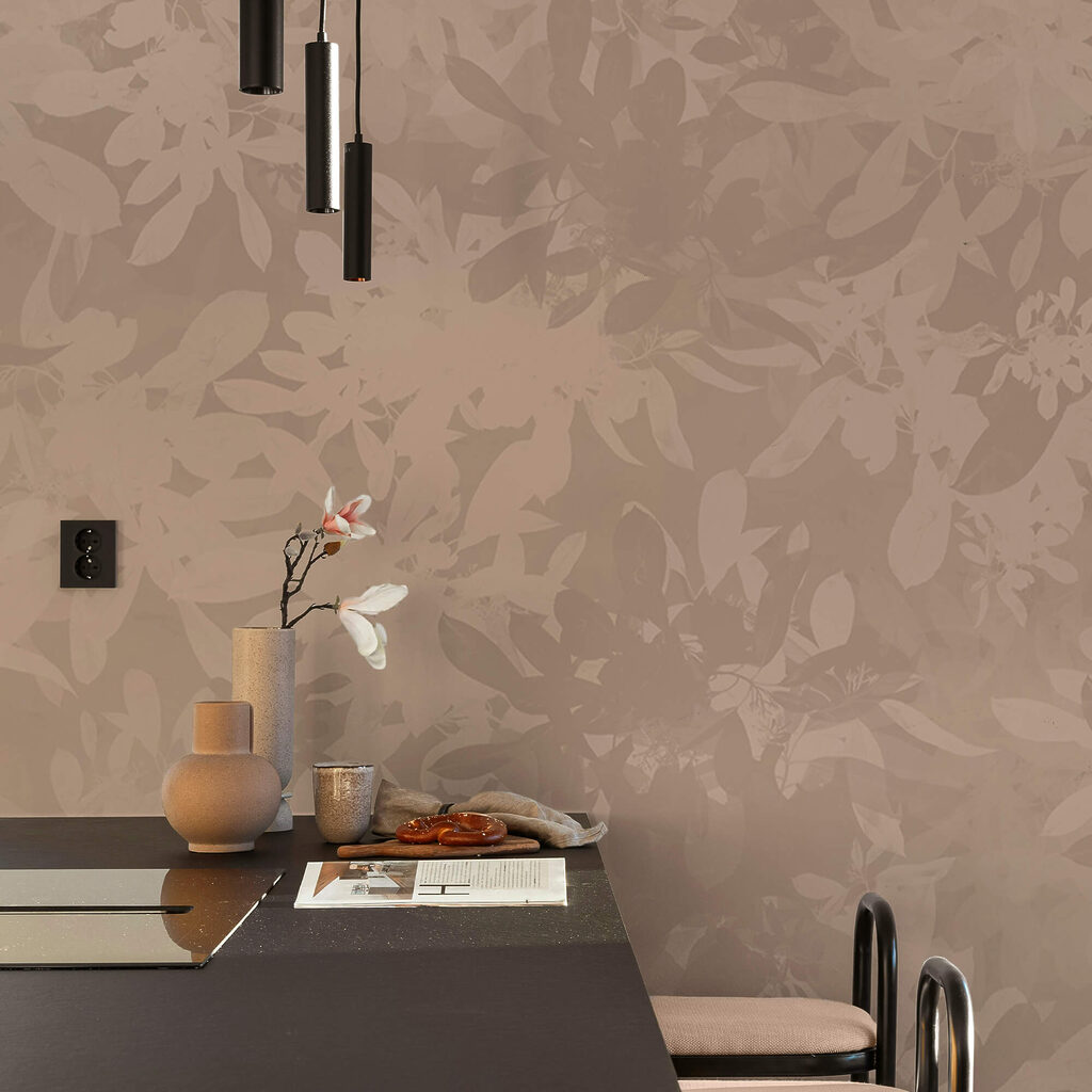 Jemné květinové vzory v tlumených tónech Jemné květinové vzory v tlumených tónech