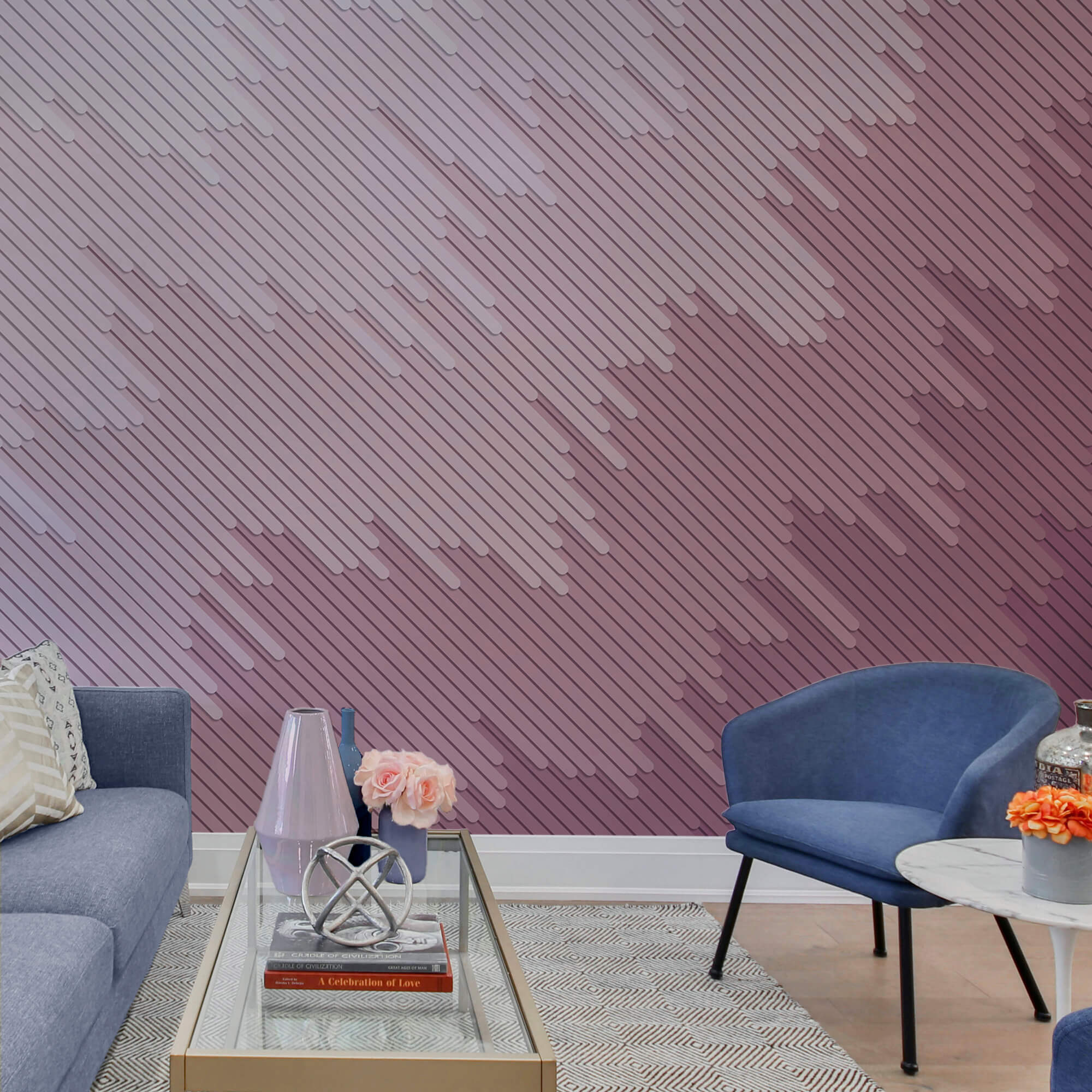 Růžové a bílé pozadí