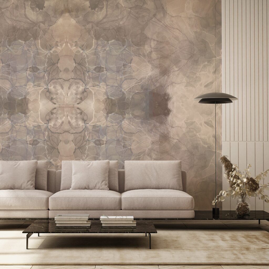 Plynulé tvary v jemných odstínech