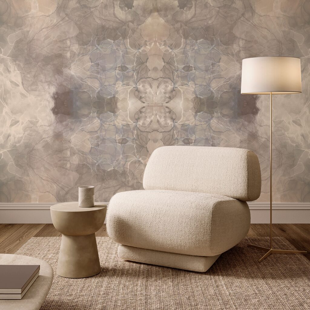 Plynulé tvary v jemných odstínech