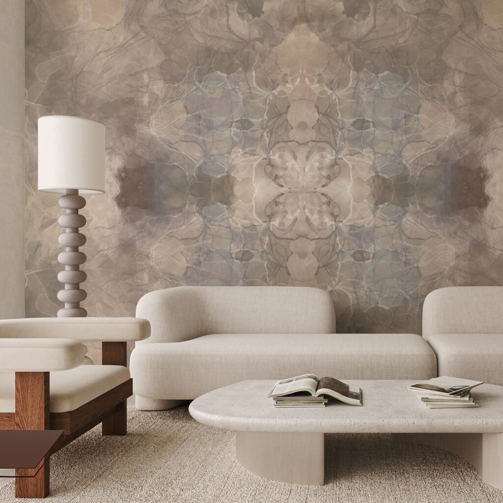 Plynulé tvary v jemných odstínech