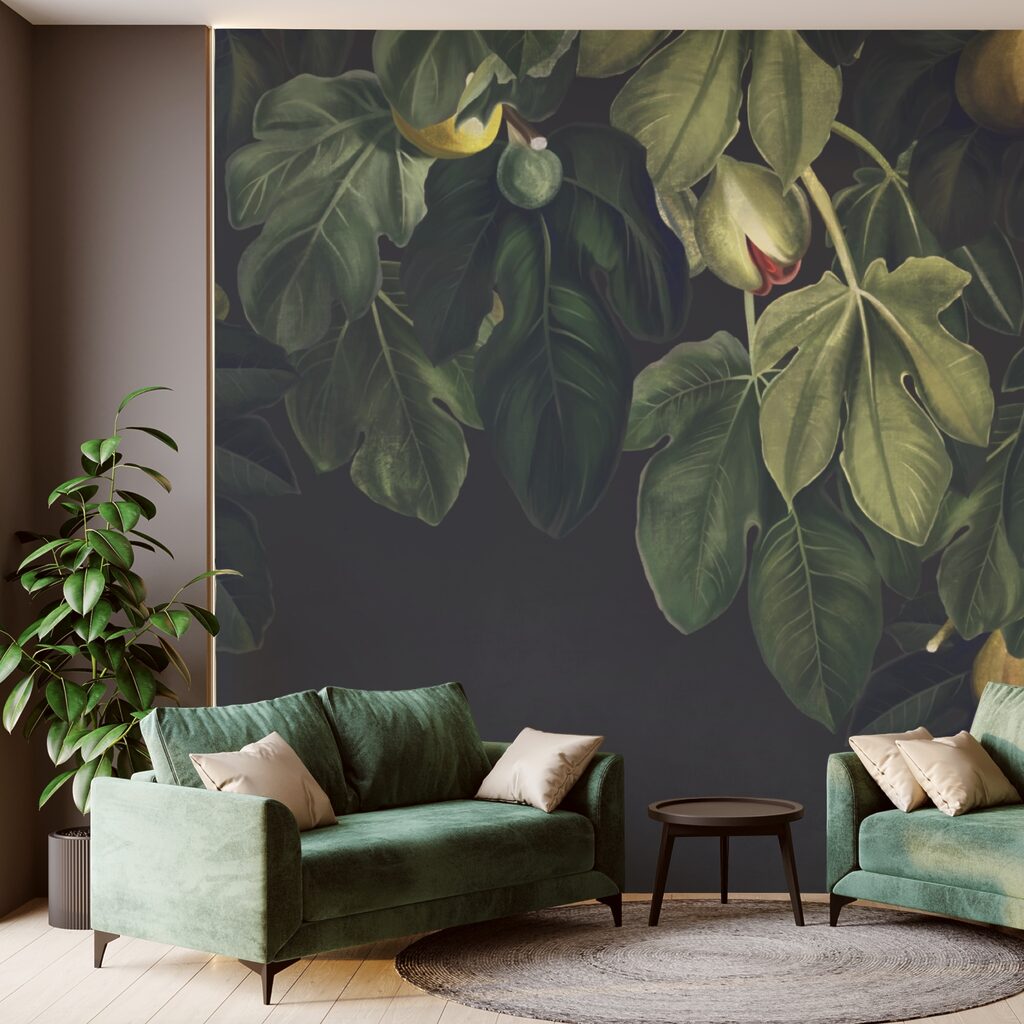 Bujné olistění s živými plody