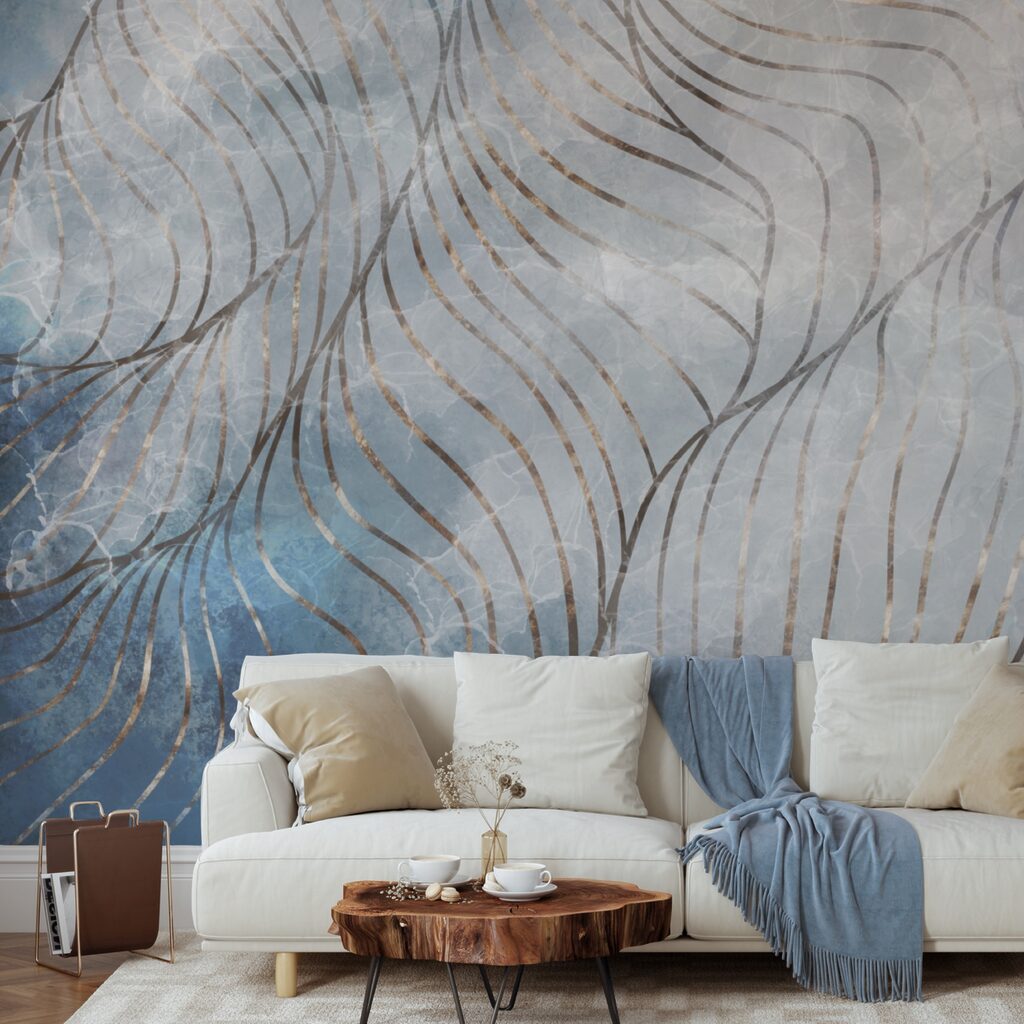 Elegantní křivky v chladných barvách Elegantní křivky v chladných barvách