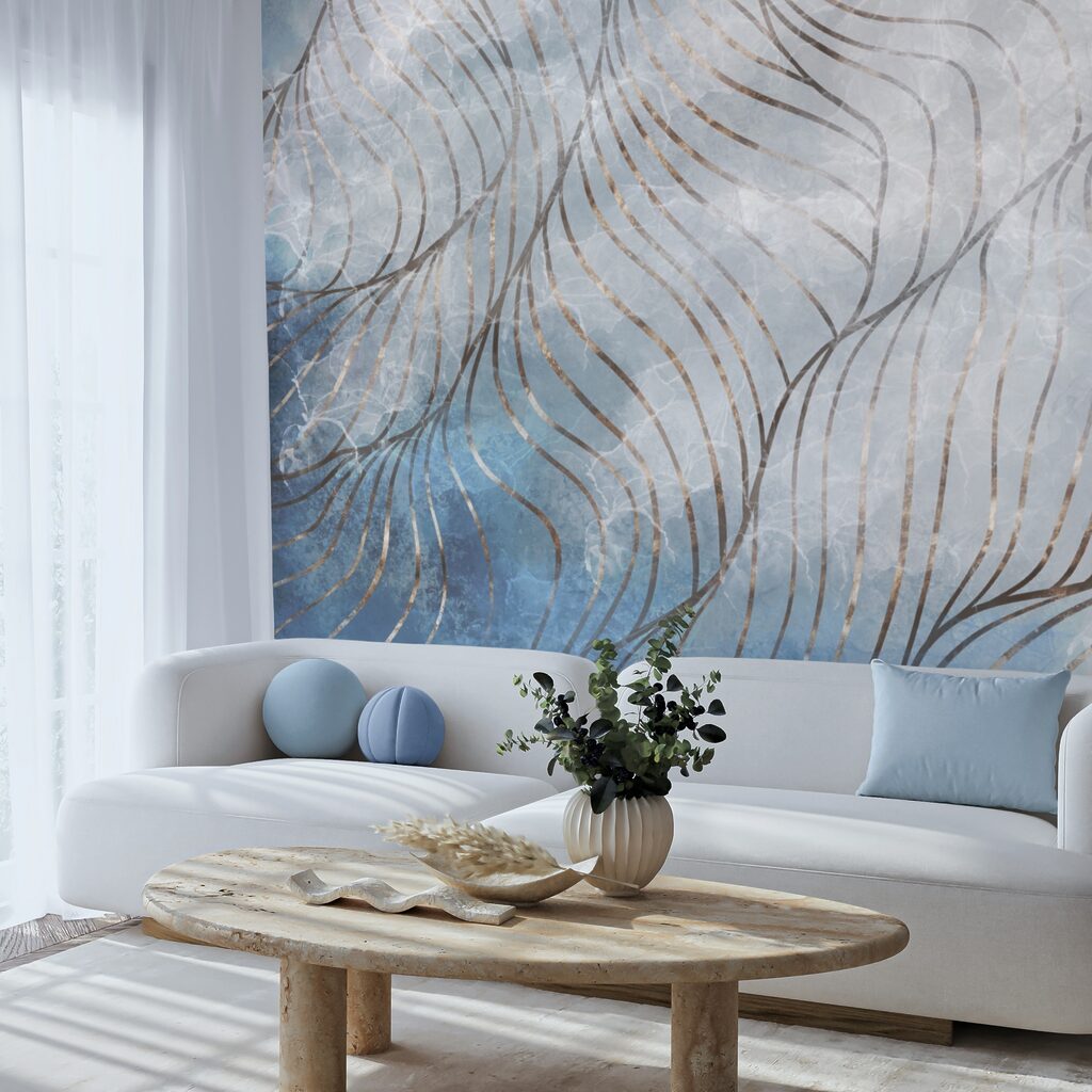 Elegantní křivky v chladných barvách Elegantní křivky v chladných barvách