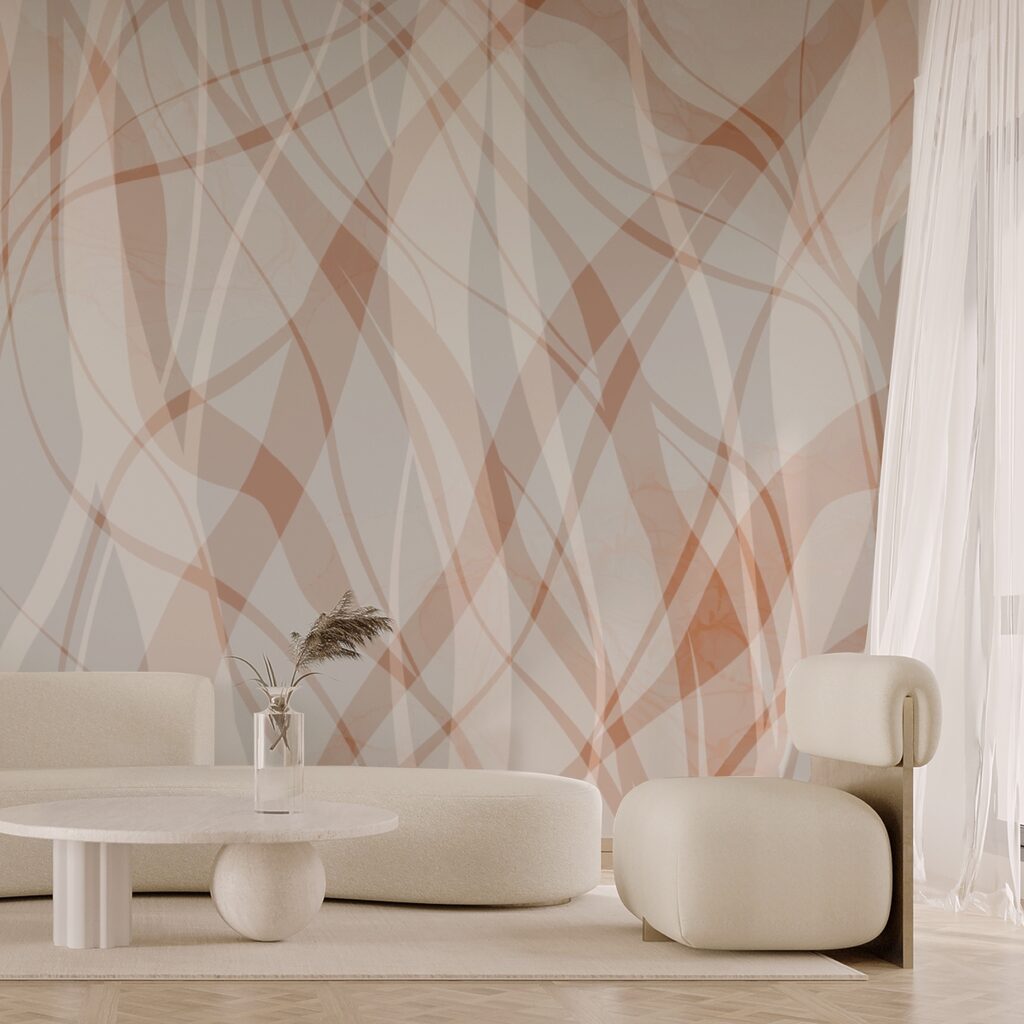 Plynulé linie v jemných odstínech