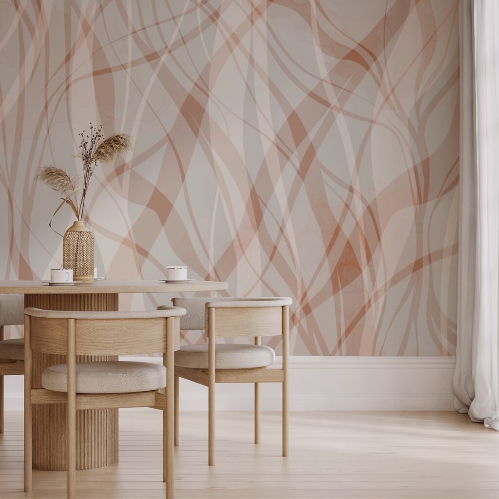 Plynulé linie v jemných odstínech