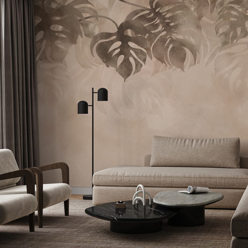 Elegantní zeleň na měkkém pozadí