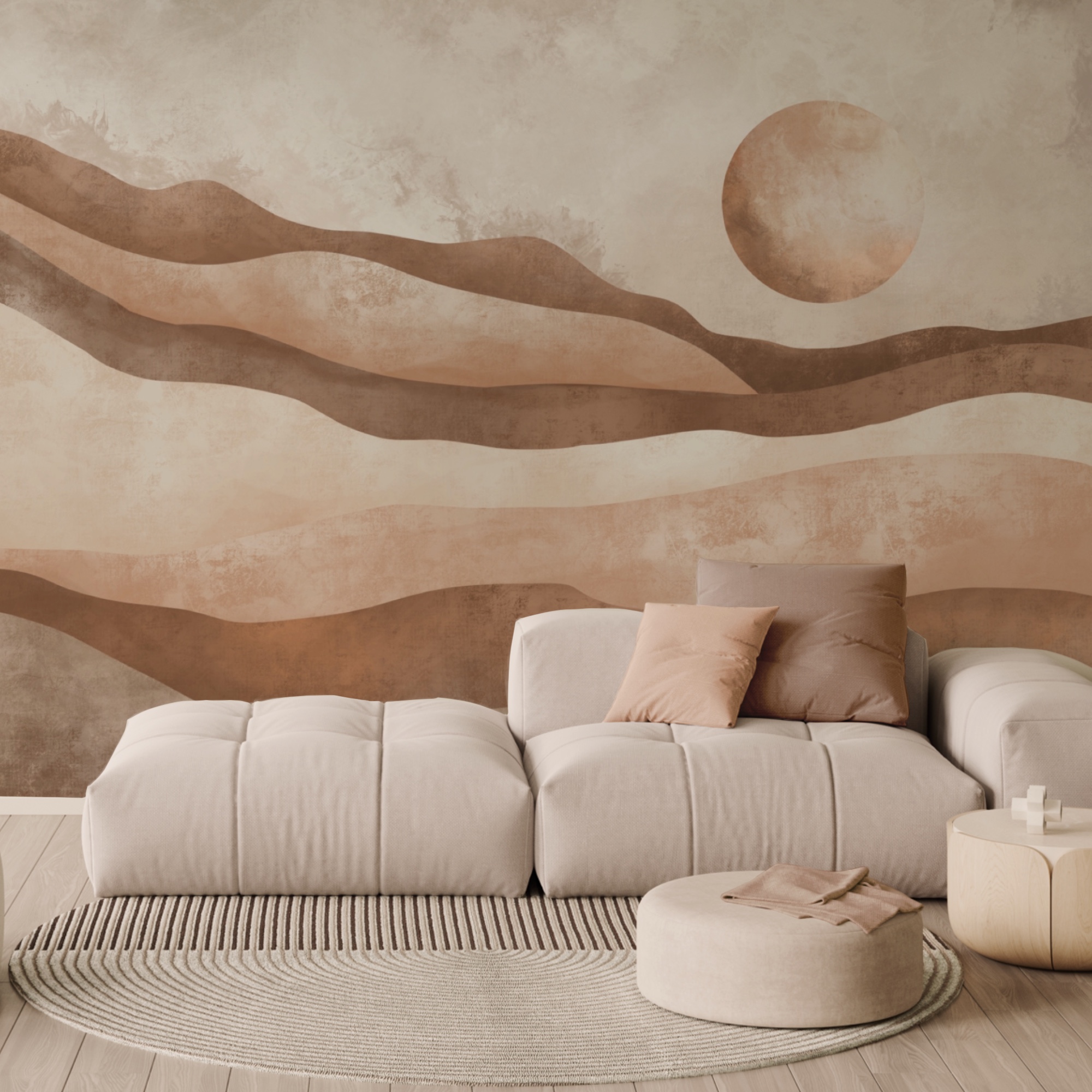 Malba pouštní krajiny