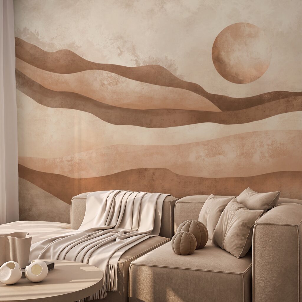 Malba pouštní krajiny