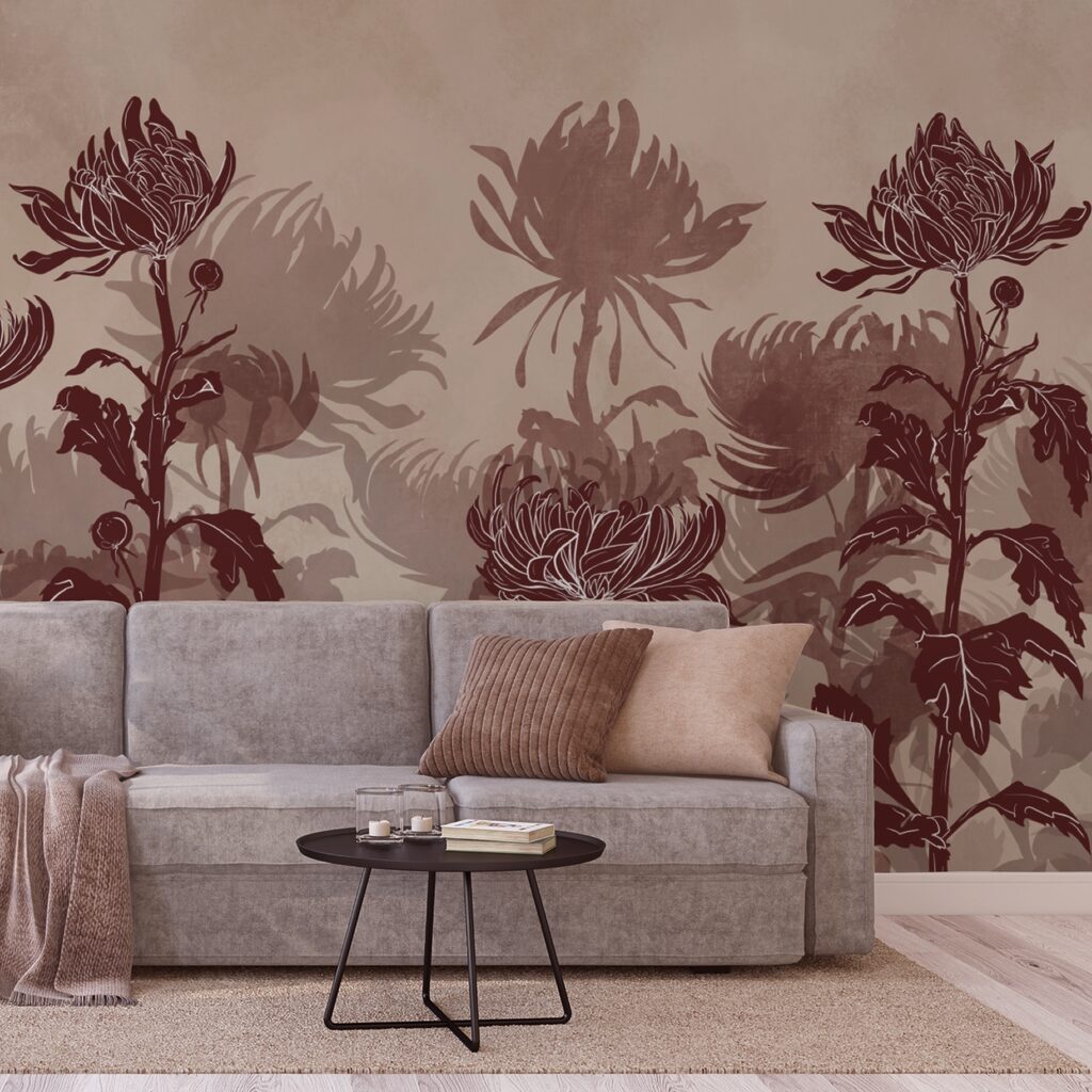 Kresba květin a listů