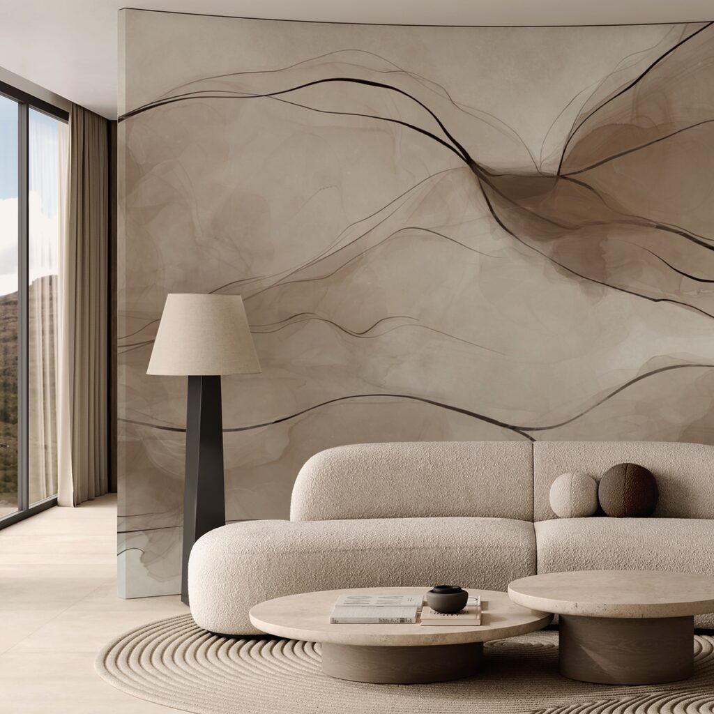 Žirafy a papoušek v lese