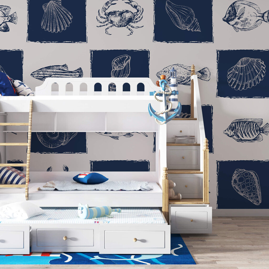 Vzor mořských živočichů