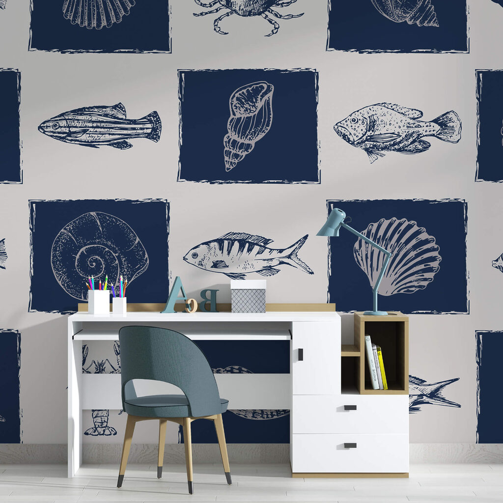 Vzor mořských živočichů