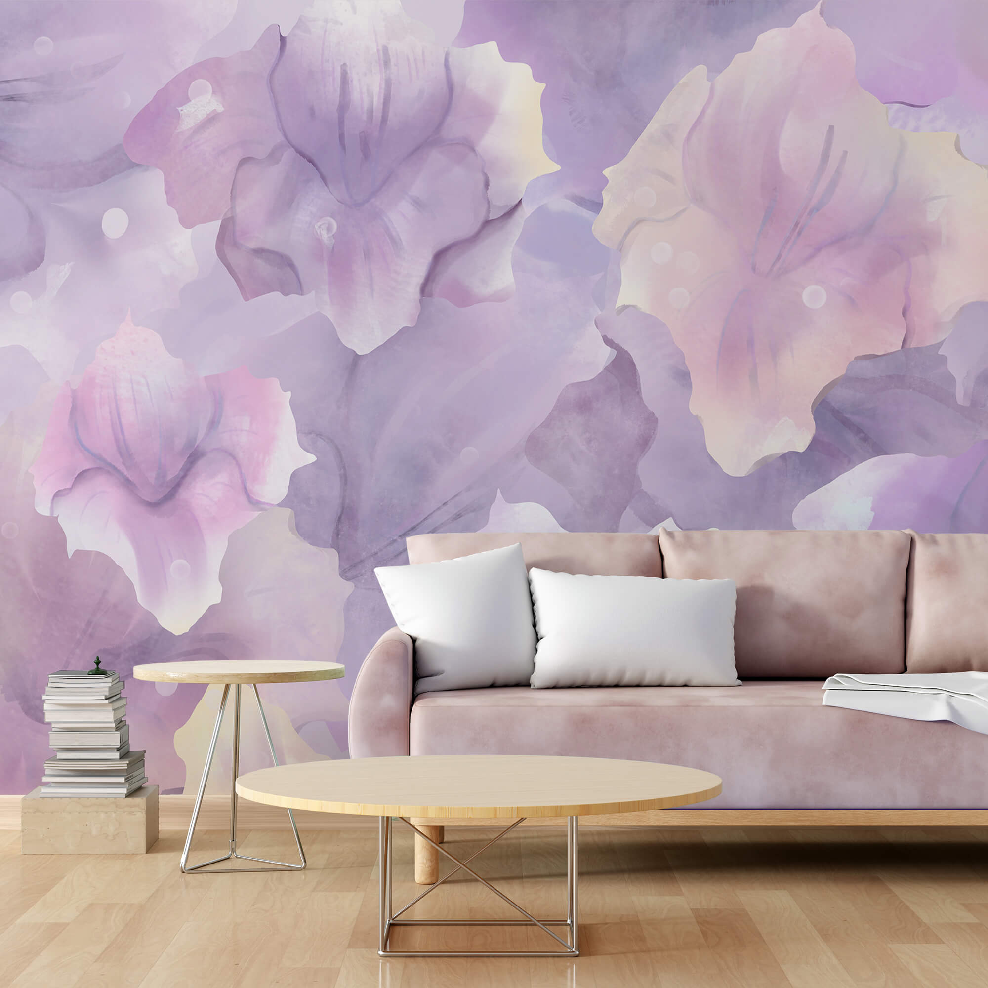 Šepoty pastelové květinové krásy