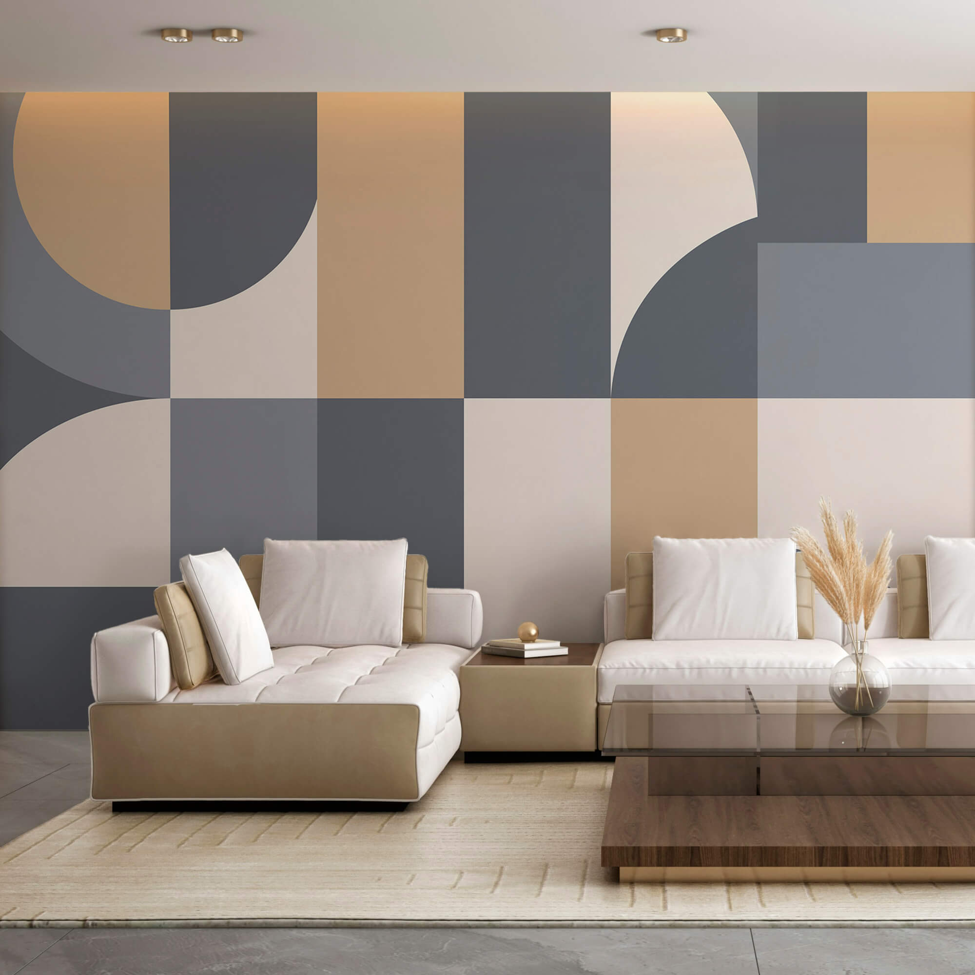 Šedobílý geometrický vzor