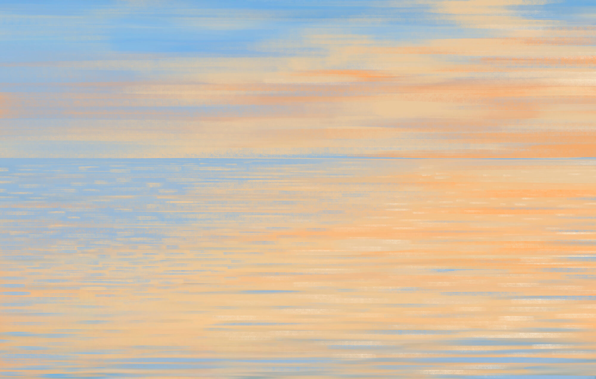 Blue and orange sky Blue and orange sky