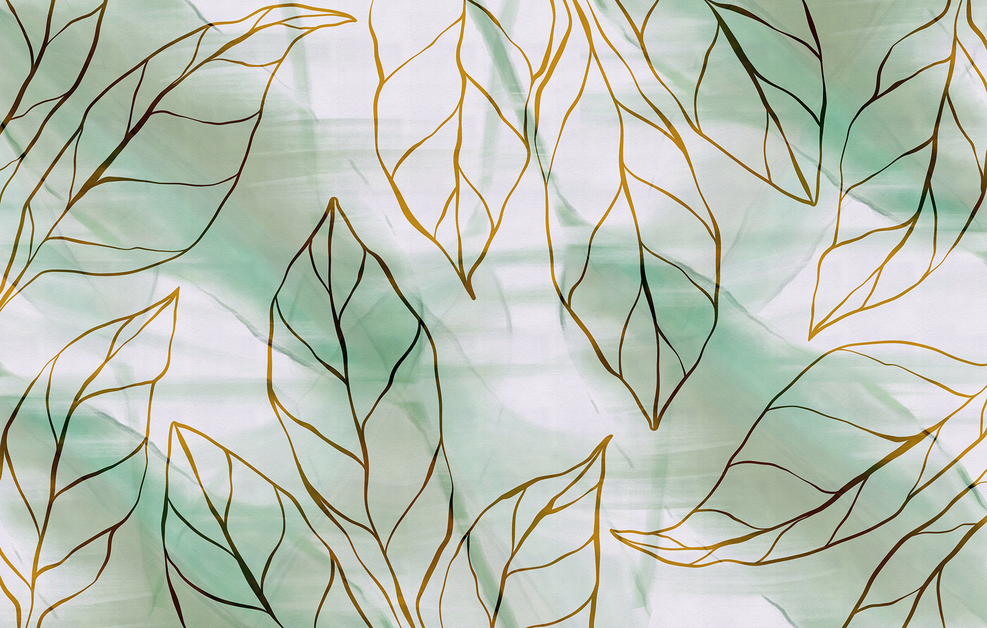 t00250v1p - Vzor listů na látce - tegory