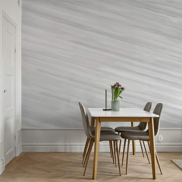 Bílý a šedý pruhovaný povrch