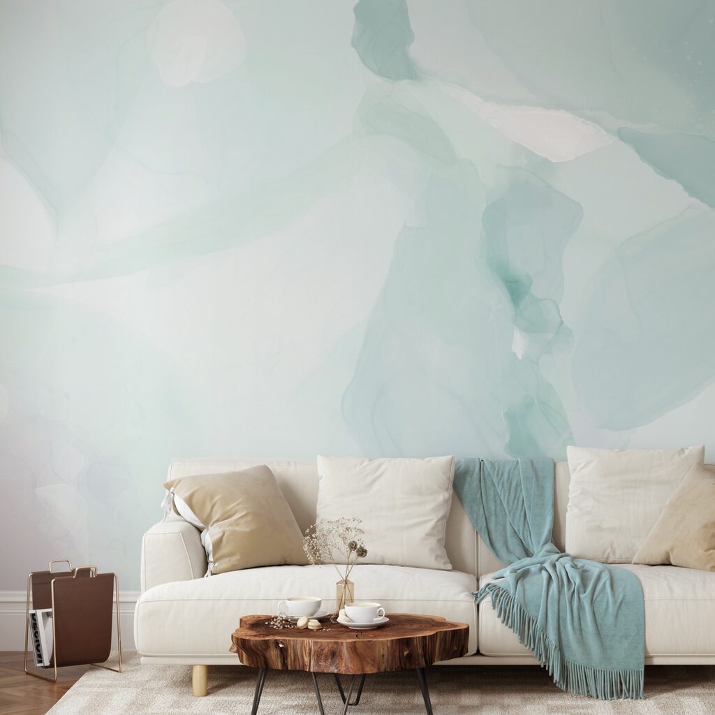 Měkké odstíny se prolínají v jemných vlnách