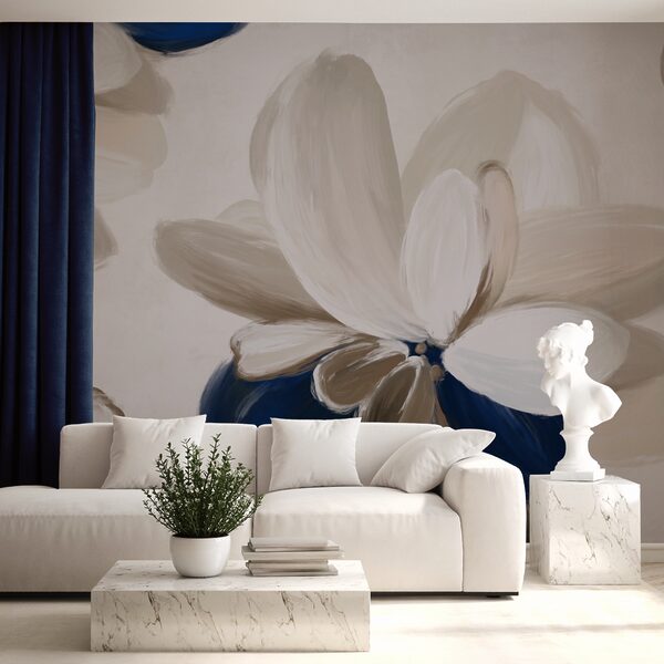 Jemné okvětní lístky v zemitých tónech