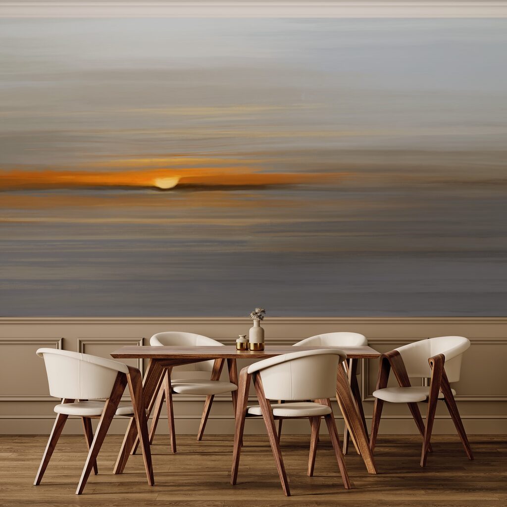 Západ slunce nad vodou