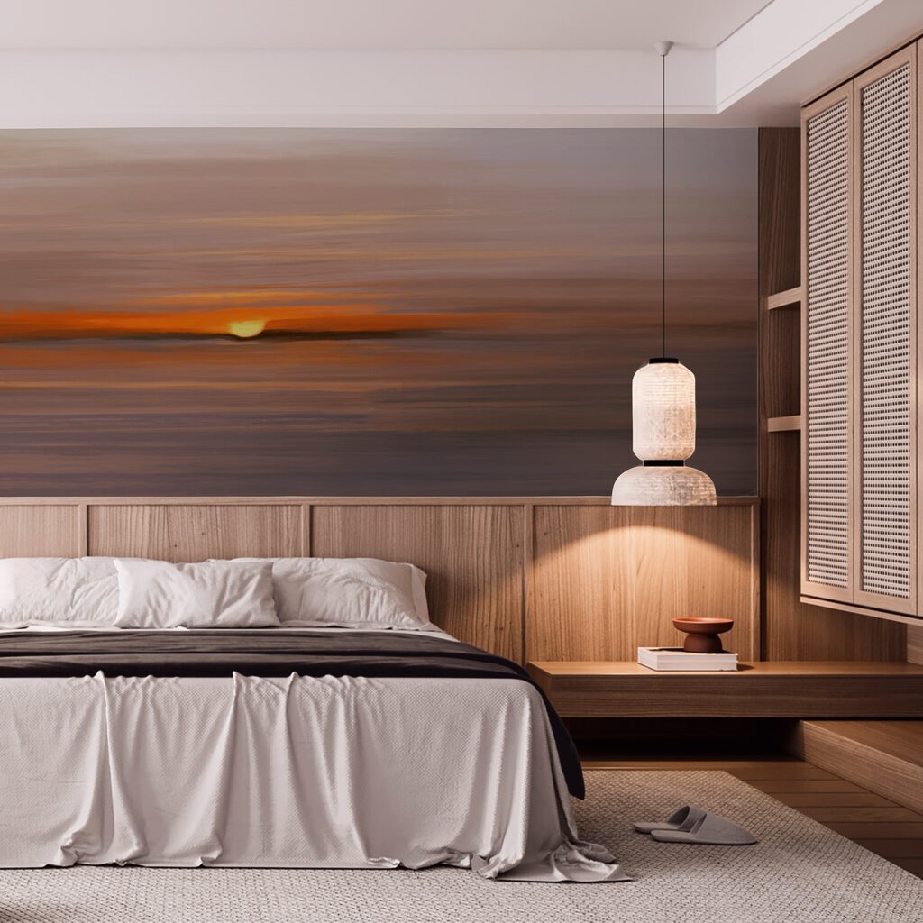 Západ slunce nad vodou