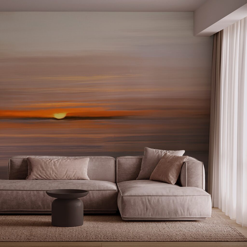 Západ slunce nad vodou