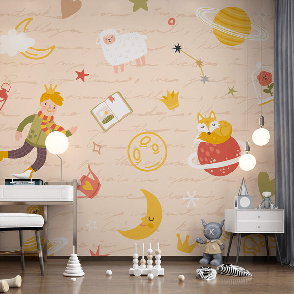 Vzor kreslených postaviček