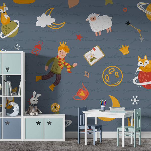 Vzor kreslených postaviček