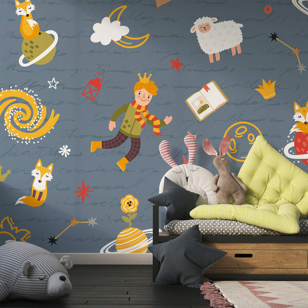 Vzor kreslených postaviček