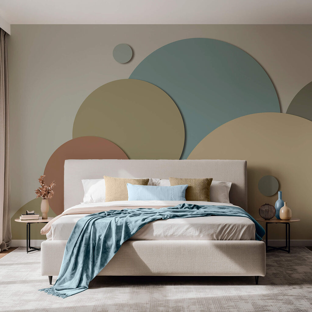 Skupina kruhů různých barev