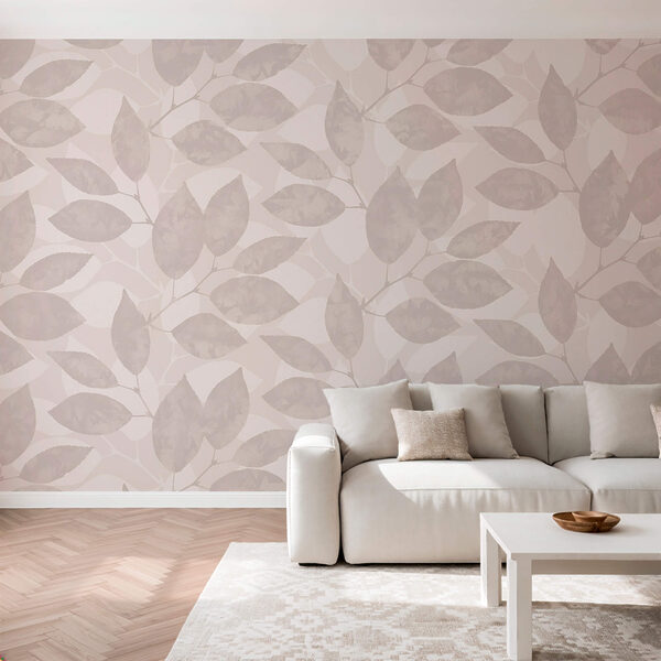 Vzor listů na bílém pozadí