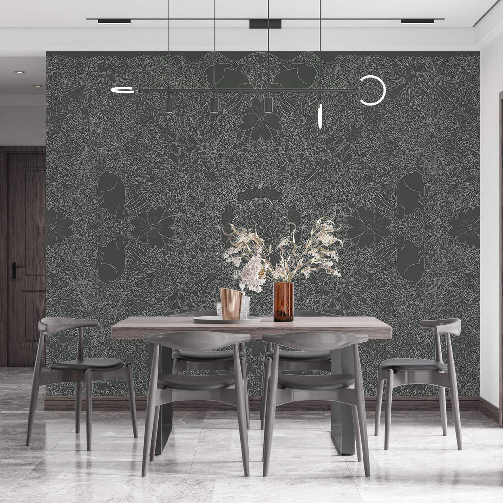 Šedý a bílý vzor