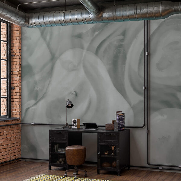 Měkké, vířící tvary v jemných tónech Měkké, vířící tvary v jemných tónech