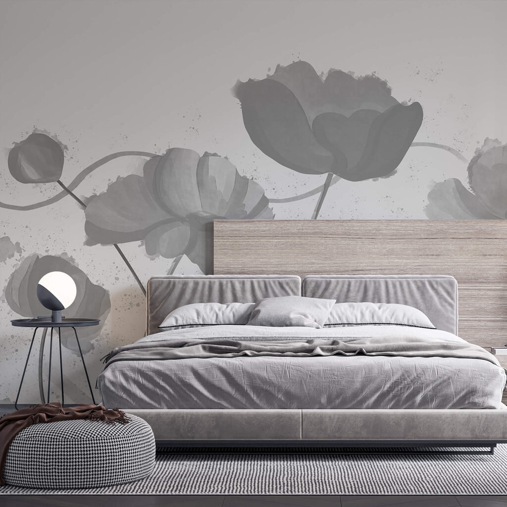 Fantaskní květiny v jemných odstínech