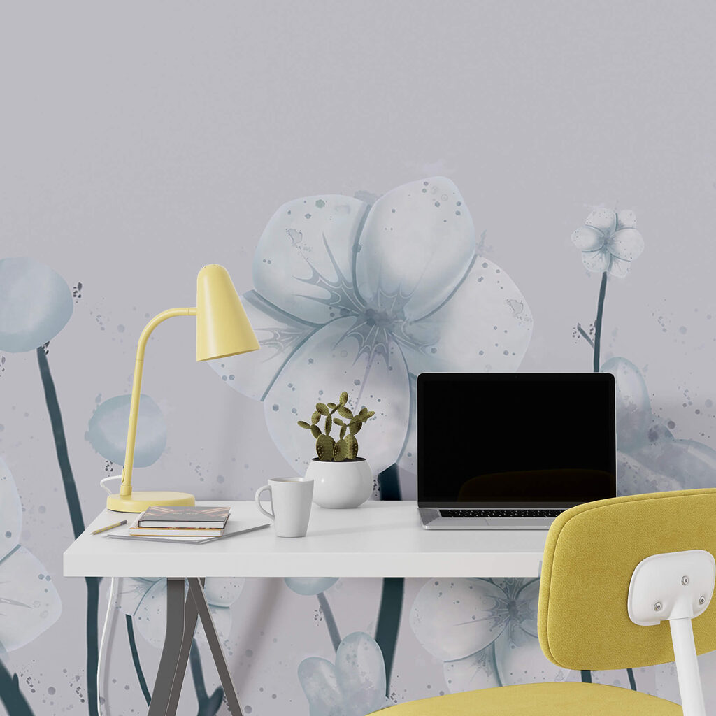 Skupina bílých květů