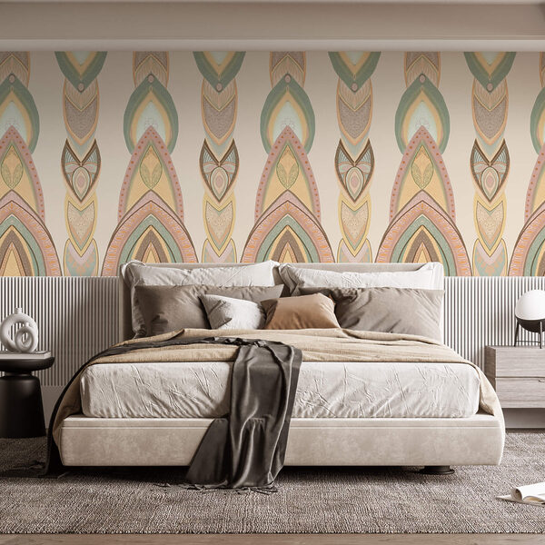 Vzor barevných tvarů