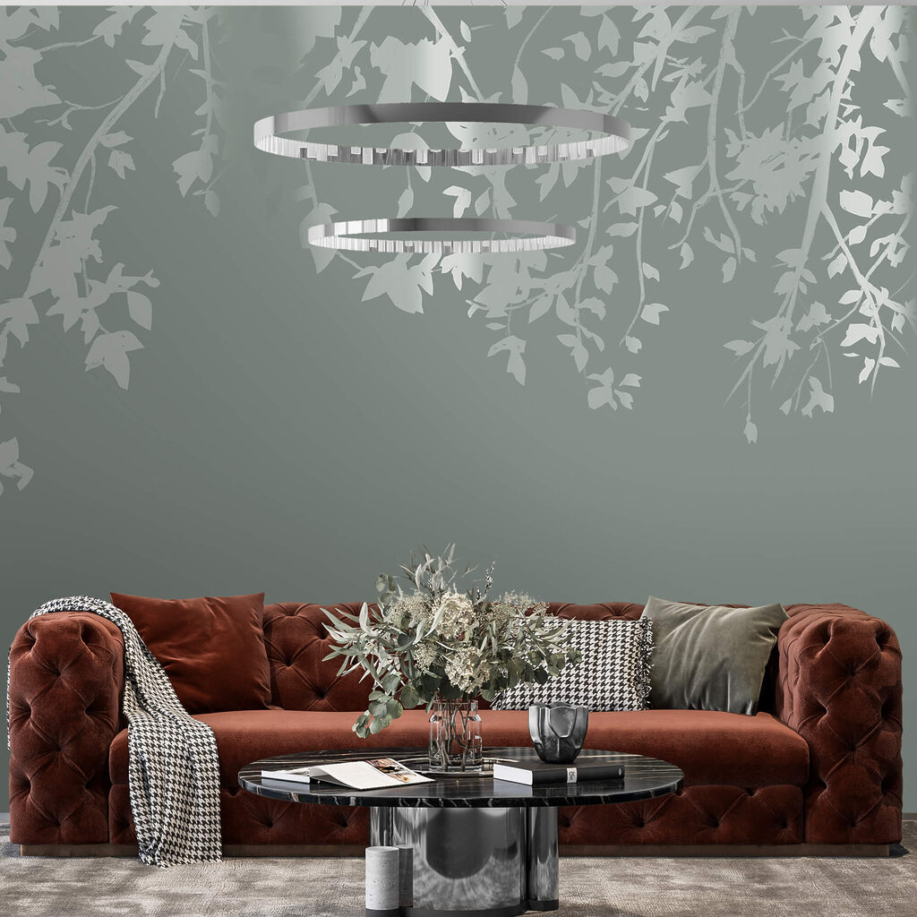 Větve stromů s listy