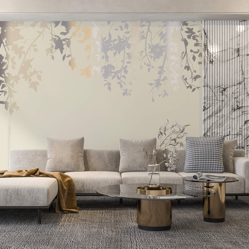 Větve stromů s listy