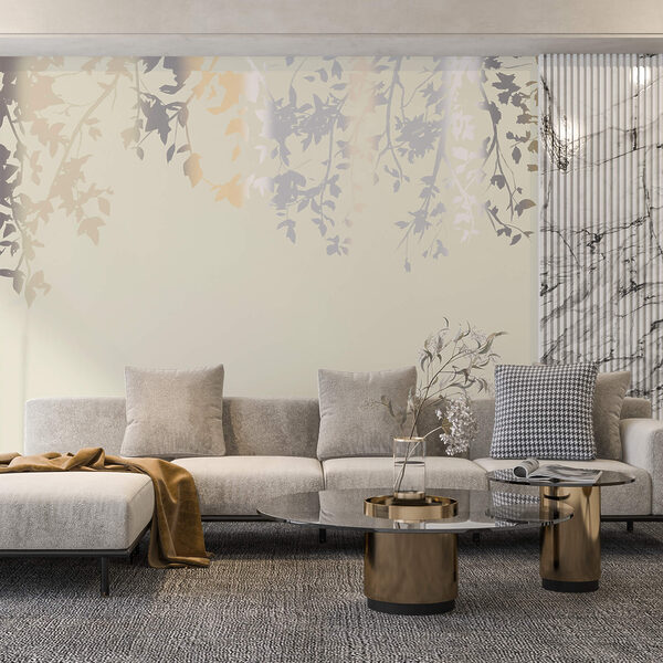 Větve stromů s listy