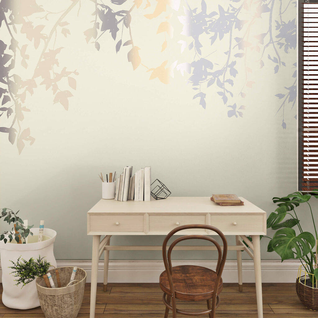 Větve stromů s listy