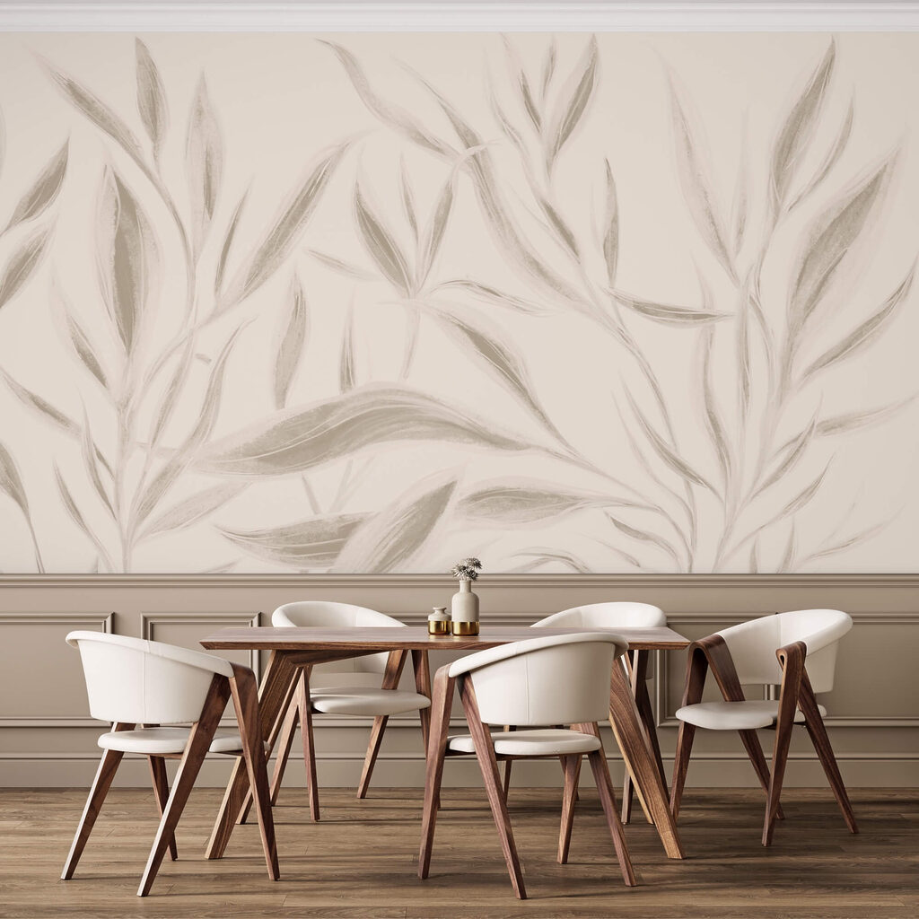 Jemné listy na měkkém pozadí