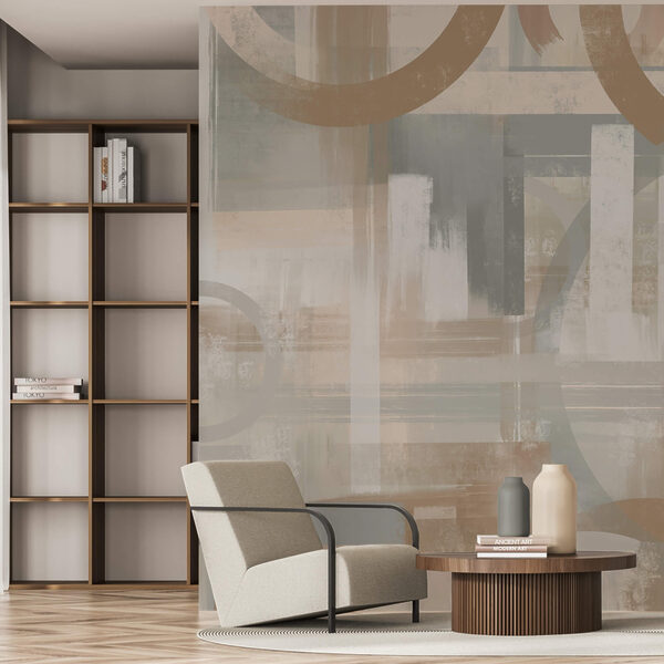 Fototapeta Fototapeta Malování kruhů a čar (Katalogové číslo: t00347)