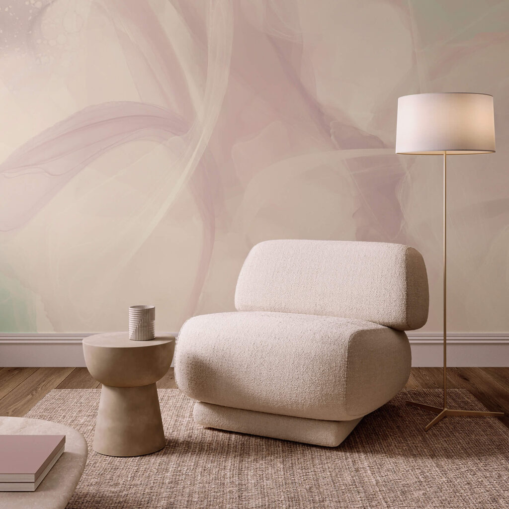 Éterické víry jemných barev