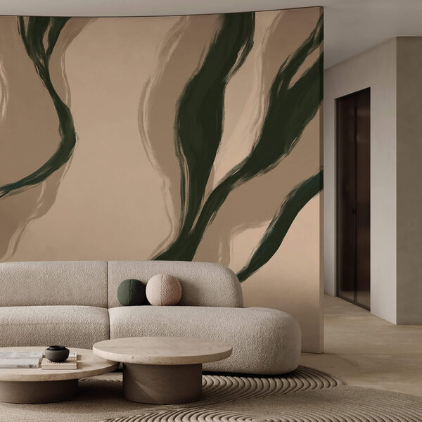 Organické linie v jemných odstínech