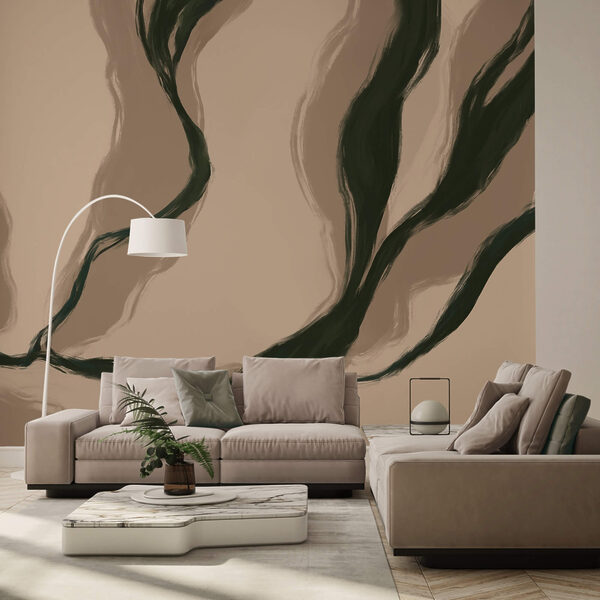 Organické linie v jemných odstínech