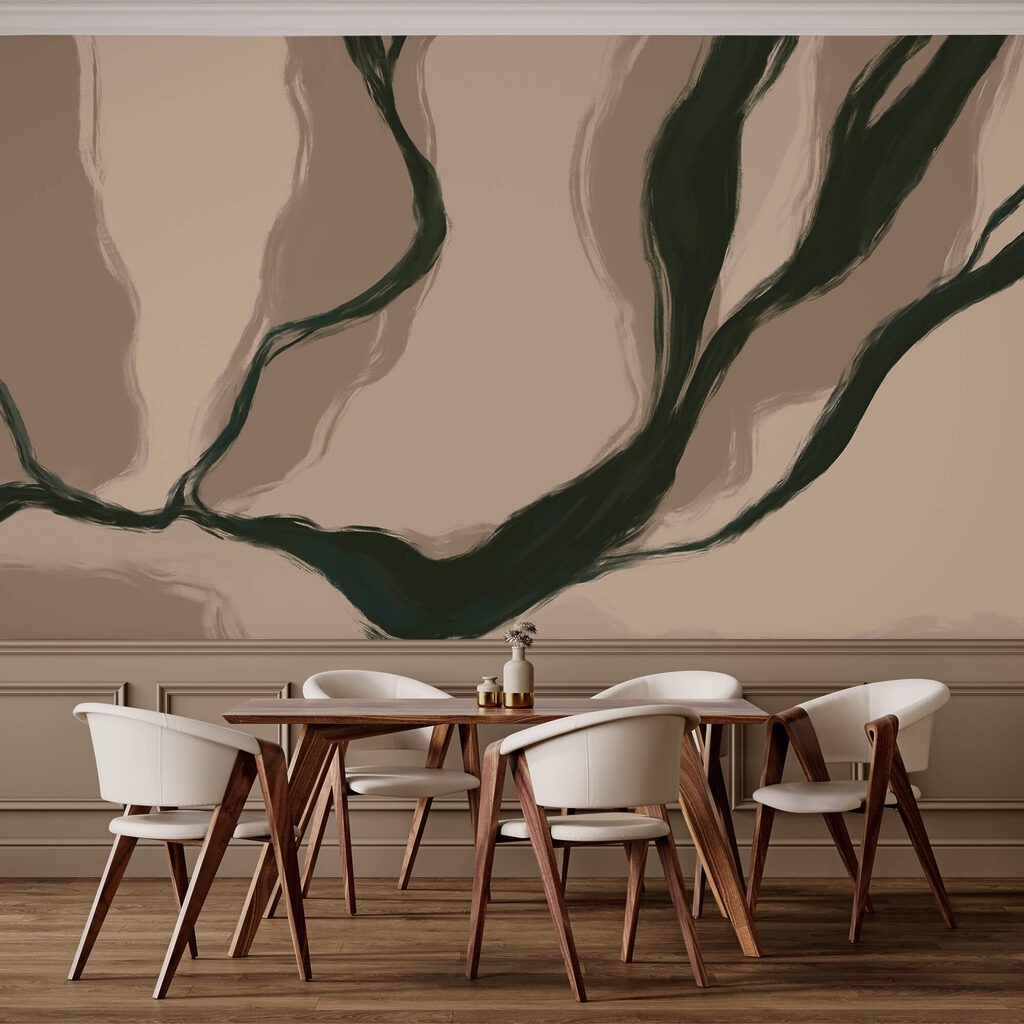 Organické linie v jemných odstínech