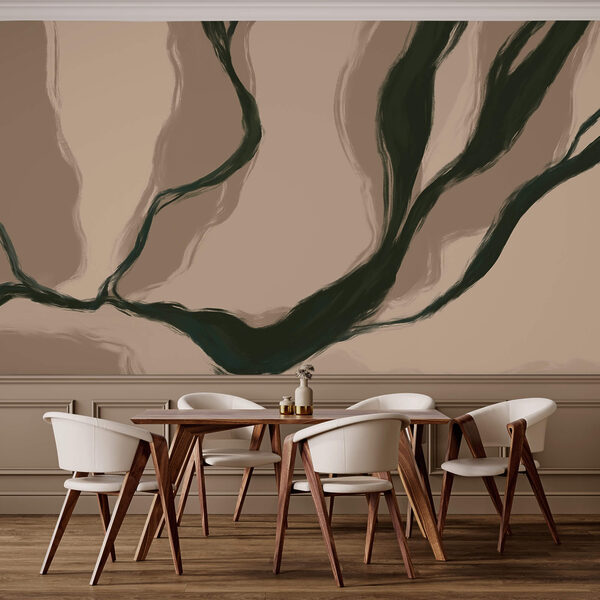 Organické linie v jemných odstínech