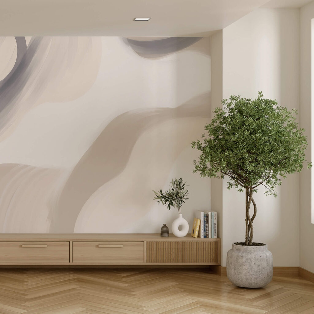 Abstraktní víry v jemných tónech