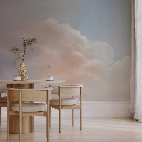 Ptáci létající na obloze